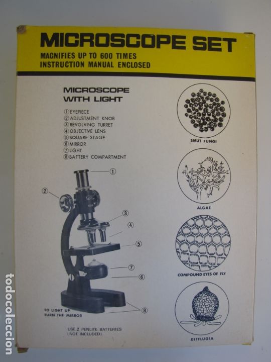 Juegos educativos: Microscopio. Microscope Set. Lunax Japan 600 aumentos - Foto 8