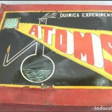 Juegos educativos: SOLO INSTRUCCIONES DE ANTIGUO JUEGO QUIMICA EXPERIMENTAL - ATOMS - AÑOS 60 -