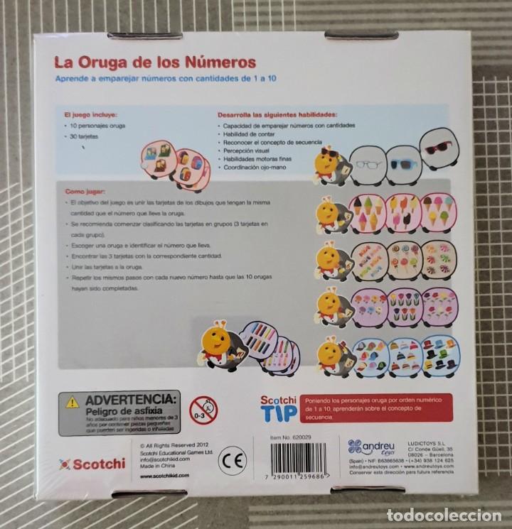 Juegos educativos: JUEGO LA ORUGA DE LOS NUMEROS. Scotchi. 2012 - Foto 2