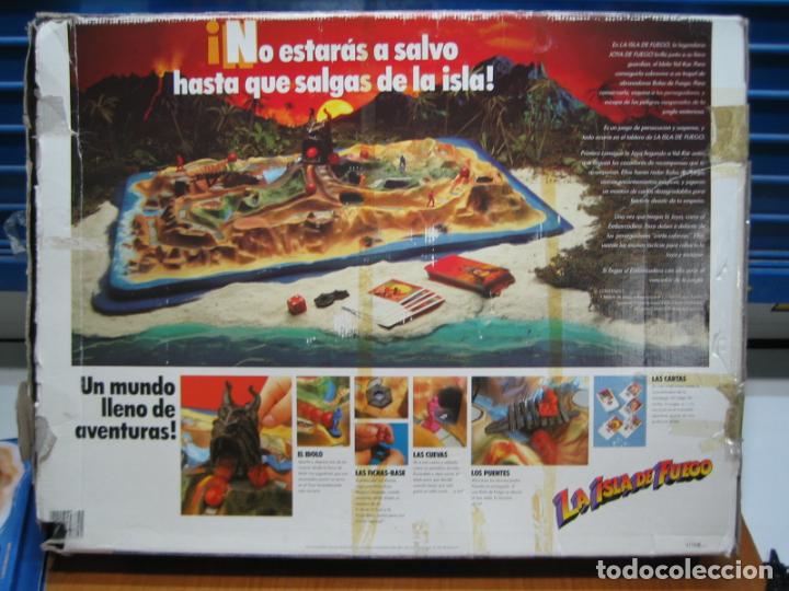 Juegos educativos: Antiguo juego. La isla de fuego de MB 1987.Tiene dos tableros de juego .No está completo - Foto 7 - 196539216