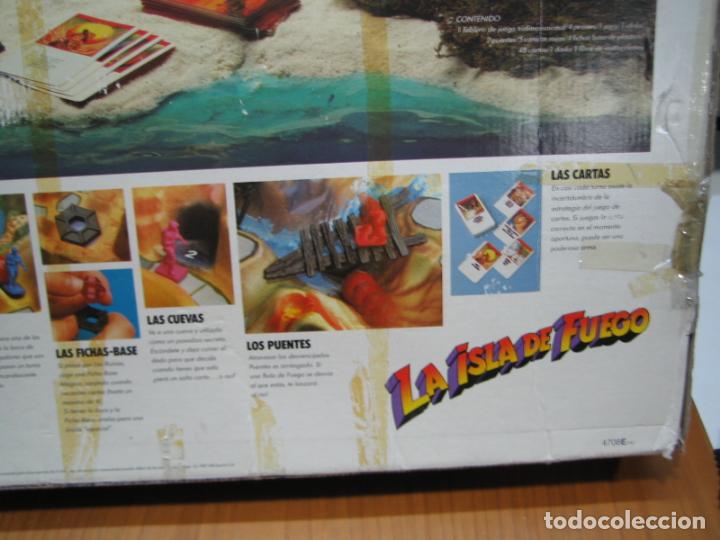 Juegos educativos: Antiguo juego. La isla de fuego de MB 1987.Tiene dos tableros de juego .No está completo - Foto 10 - 196539216