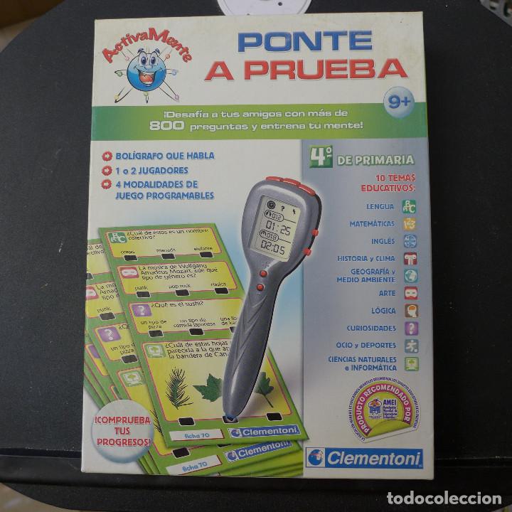 Juegos educativos: PONTE A PRUEBA 4&ordm; DE PRIMARIA - CLEMENTONI - Foto 1