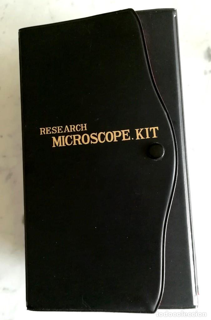 Juegos educativos: MICROSCOPIO RESEARCH MICROSCOPE KIT VINTAGE A&Ntilde;OS 70 - Foto 2