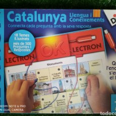 Juegos educativos: JUEGO EDUCATIVO LECTRON CATALUNYA DE DISET EN CATALAN +6 ANYS COMPLETO. Lote 209767960