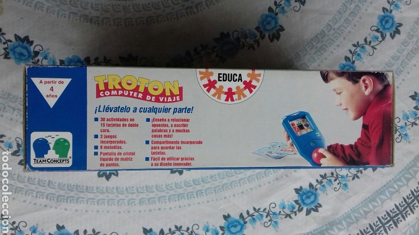 Juegos educativos: Troton computer de viaje. Educa 1995. - Foto 5
