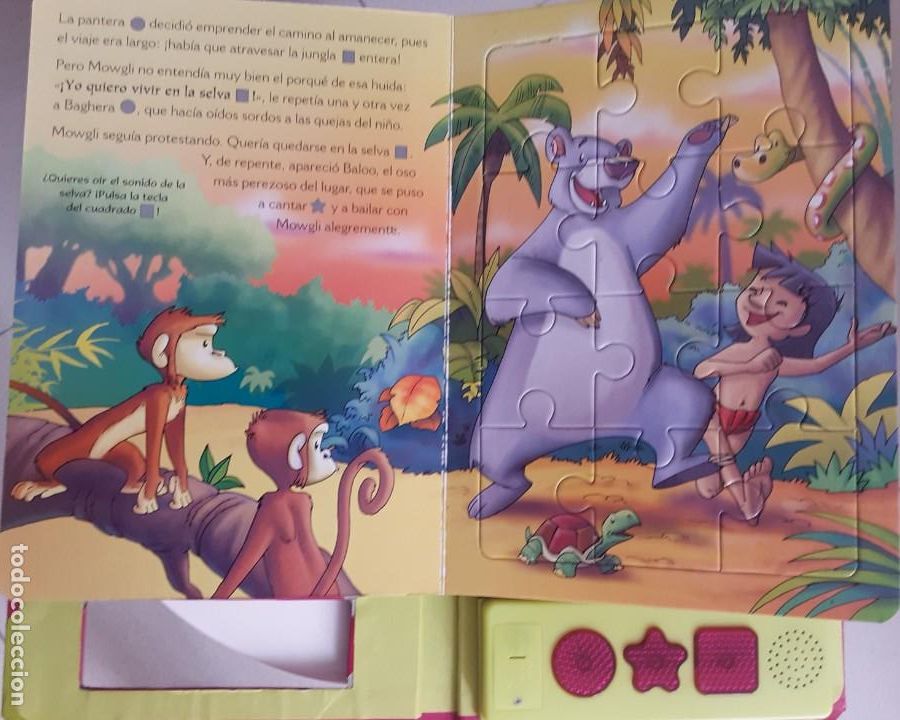 Juegos educativos: EL LIBRO DE LA SELVA CUENTO PUZZLES - Foto 4