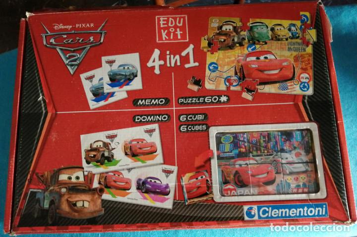Juegos educativos: Cars 2, 4 en 1 (Clementoni) - Foto 1