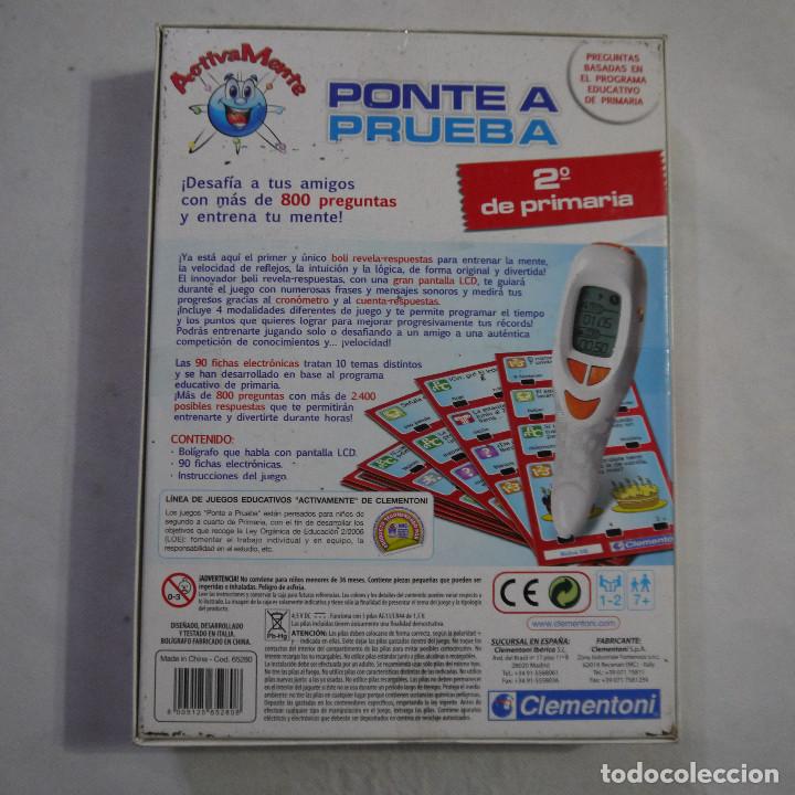 Juegos educativos: PONTE A PRUEBA DE 2.&ordm; DE PRIMARIA - CLEMENTONI - Foto 2