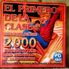 Juegos educativos: JUEGO EL PRIMERO DE LA CLASE 2000 PREGUNTAS EGB Y PRIMARIA. Lote 223333265