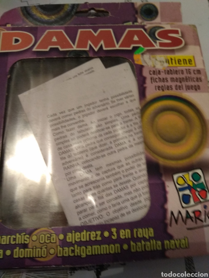 Juegos educativos: juego de damas magn&eacute;tico - Foto 1