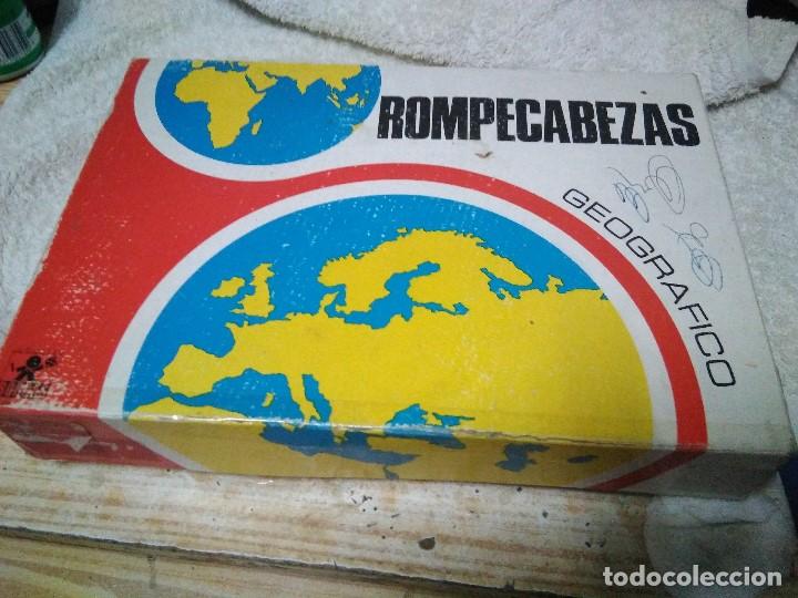 Juegos educativos: ANTIGUO ROMPECABEZAS GEOGRAFICO - Foto 2