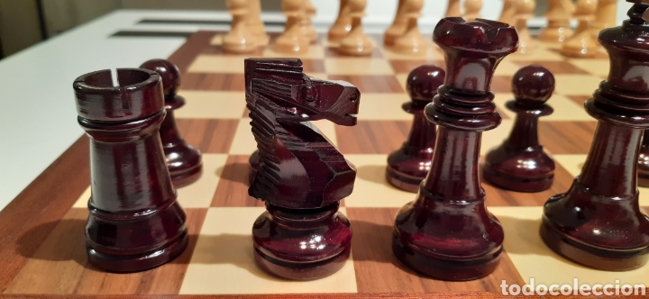 Juegos educativos: AJEDREZ MADERA LACADO - Foto 5