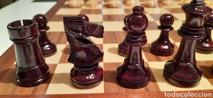 Juegos educativos: AJEDREZ MADERA LACADO - Foto 6