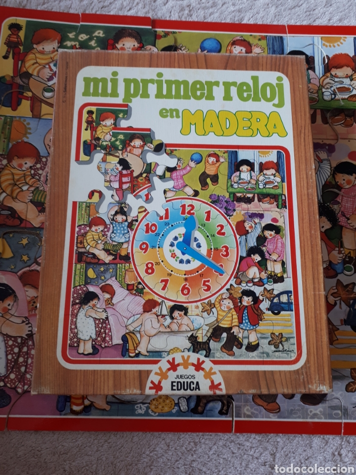 Juegos educativos: MI PRIMER RELOJ EN MADERA - JUEGOS EDUCA - Foto 1