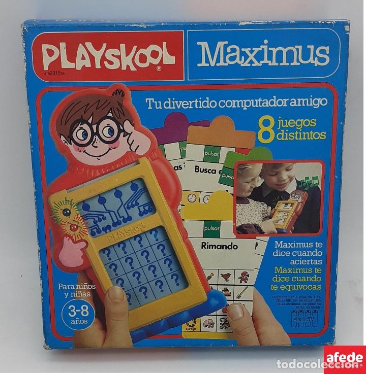 Juegos educativos: PLAYSKOOL MAXIMUS EN SU CAJA ORIGINAL DE 1982 - Foto 1