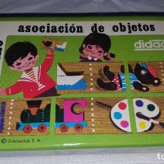 Juegos educativos: JUEGO DOMINO DE DIDACTA - ASOCIACION DE OBJETOS. Lote 277006653