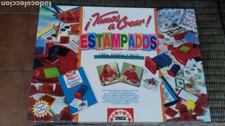 Juegos educativos: Estampados.Vamos a crear. Educa a&ntilde;o 2000 aprox. - Foto 1