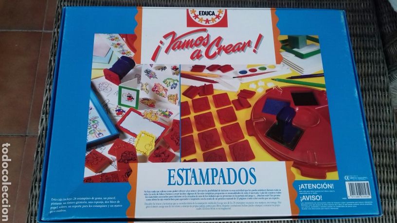 Juegos educativos: Estampados.Vamos a crear. Educa a&ntilde;o 2000 aprox. - Foto 2