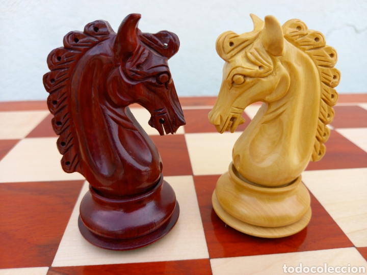 Juegos educativos: Ajedrez madera de Padauk - Foto 2