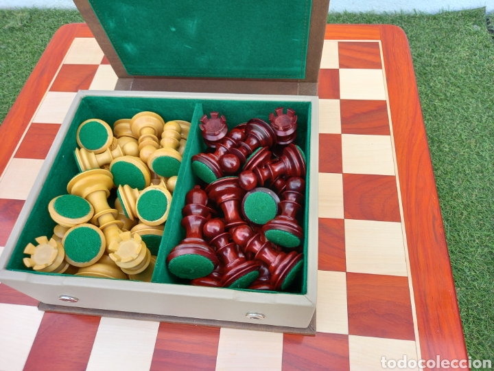 Juegos educativos: Ajedrez madera de Padauk - Foto 7