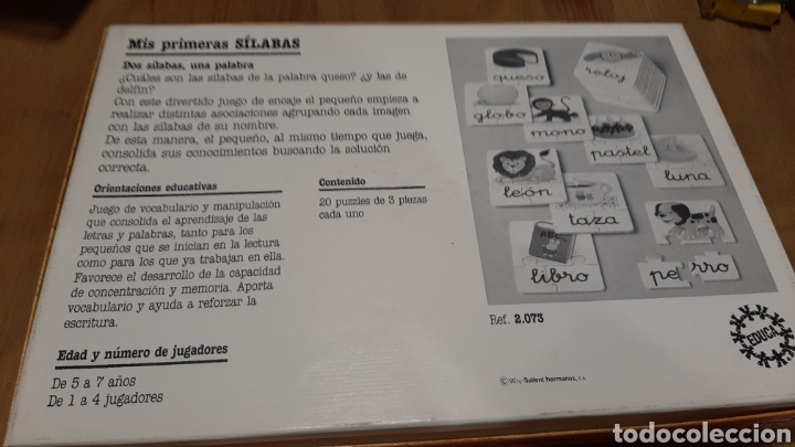 Juegos educativos: MIS PRIMERAS S&Iacute;LABAS EN MADERA EDUCA - Foto 3
