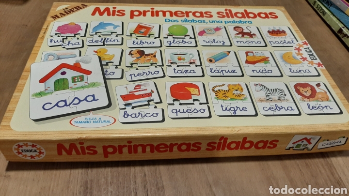Juegos educativos: MIS PRIMERAS S&Iacute;LABAS EN MADERA EDUCA - Foto 1