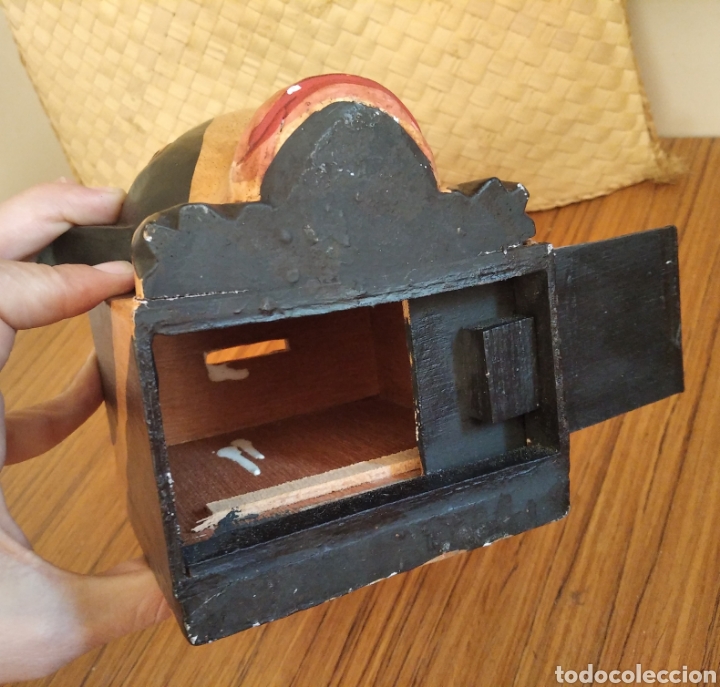 Juegos educativos: hucha vaca de madera vintage - Foto 6