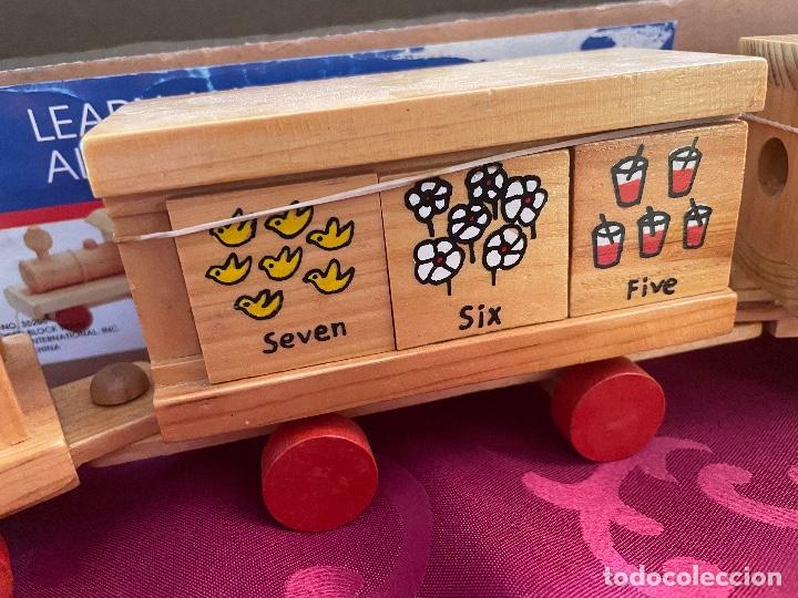 Juegos educativos: Tren de madera educativo NUEVO - Foto 3