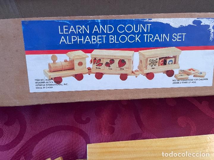 Juegos educativos: Tren de madera educativo NUEVO - Foto 5