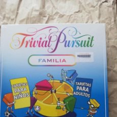 Jogos educativos: TRIVIAL PURSUIT FAMILIA (TARJETAS PARA NIÑOS Y TARJETAS PARA ADULTOS) (SIN DESPRECINTAR, NUEVO). Lote 339775998