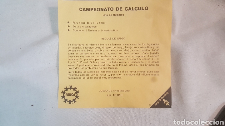 Juegos educativos: CAMPEONATO DE C&Aacute;LCULO DE EDUCA REF. 15.010 - Foto 3