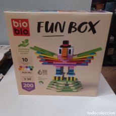 Juegos educativos: JUEGO EDUCATIVO NUEVO PRECINTADO FUNBOX FUN BOX BIOBLO 200 PIEZAS DE MADERA ECOLÓGICA. Lote 365601676