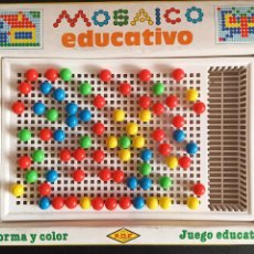 Juegos educativos: MOSAICO EDUCATIVO, FORMA Y COLOR DE P.D.F. MADE IN SPAIN AÑOS 80.. Lote 385696119