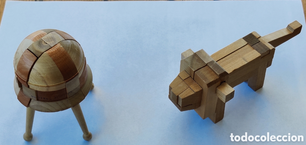 Juegos educativos: Dos rompecabezas de madera - Foto 1
