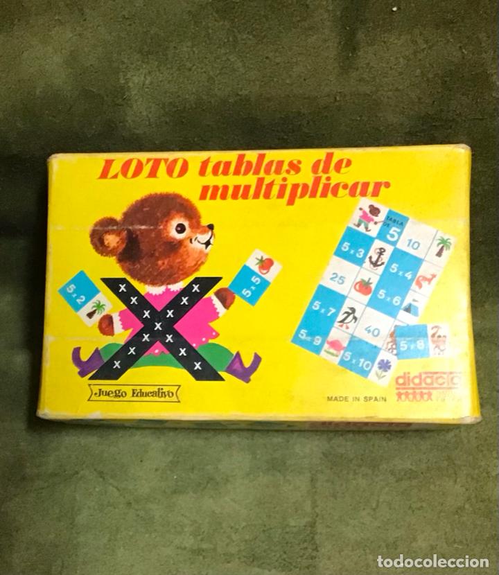 Juegos educativos: LOTO TABLAS DE MULTIPLICAR, DIDACTA - Foto 1
