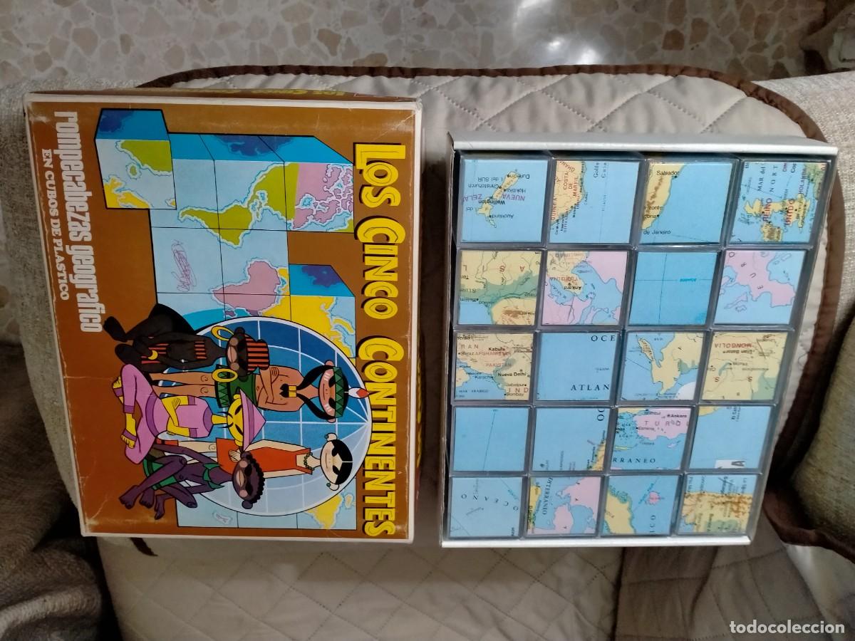 Juegos educativos: rompecabezas-los 5 continentes - Foto 1