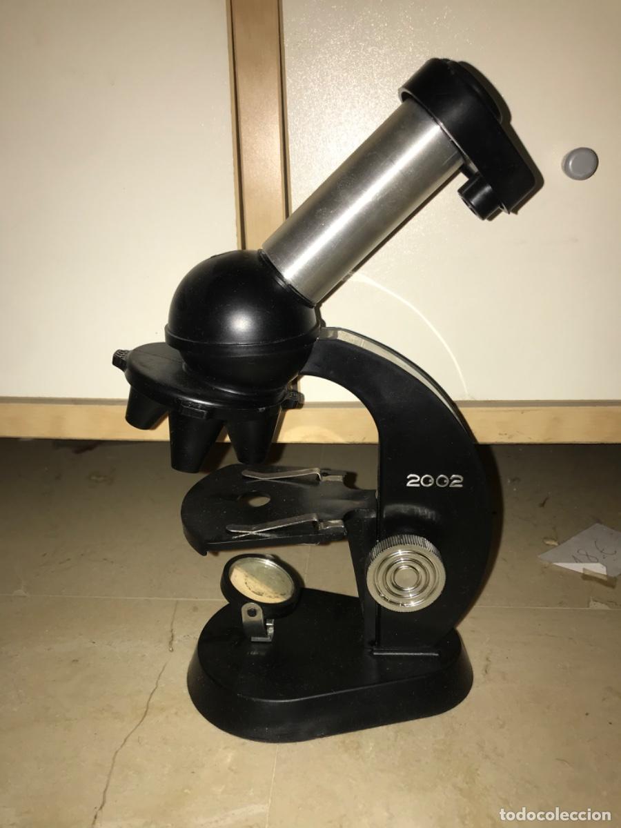 Juegos educativos: ANTIGUO MICROSCOPIO 2002-DE 60 A 400 AUMENTOS - Foto 2