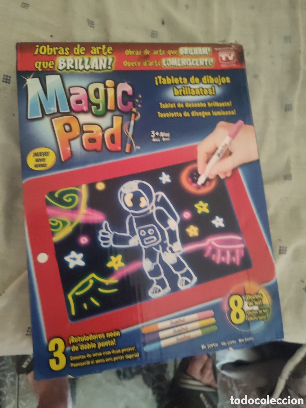 Juegos educativos: Pizarra color y luz borrable - Foto 1
