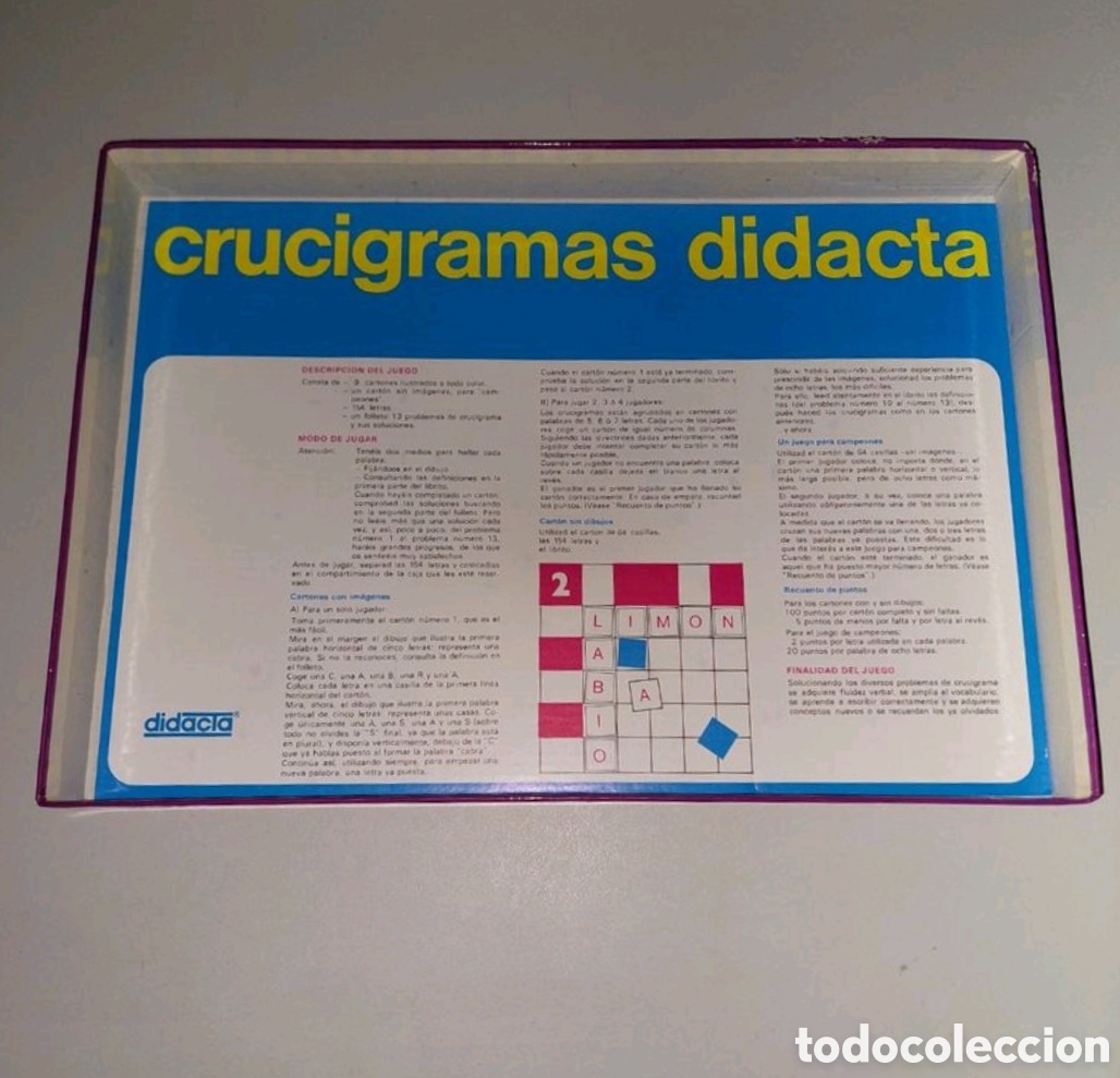 Juegos educativos: Crucigramas Didacta ref.1321 a&ntilde;os 80 - Foto 3