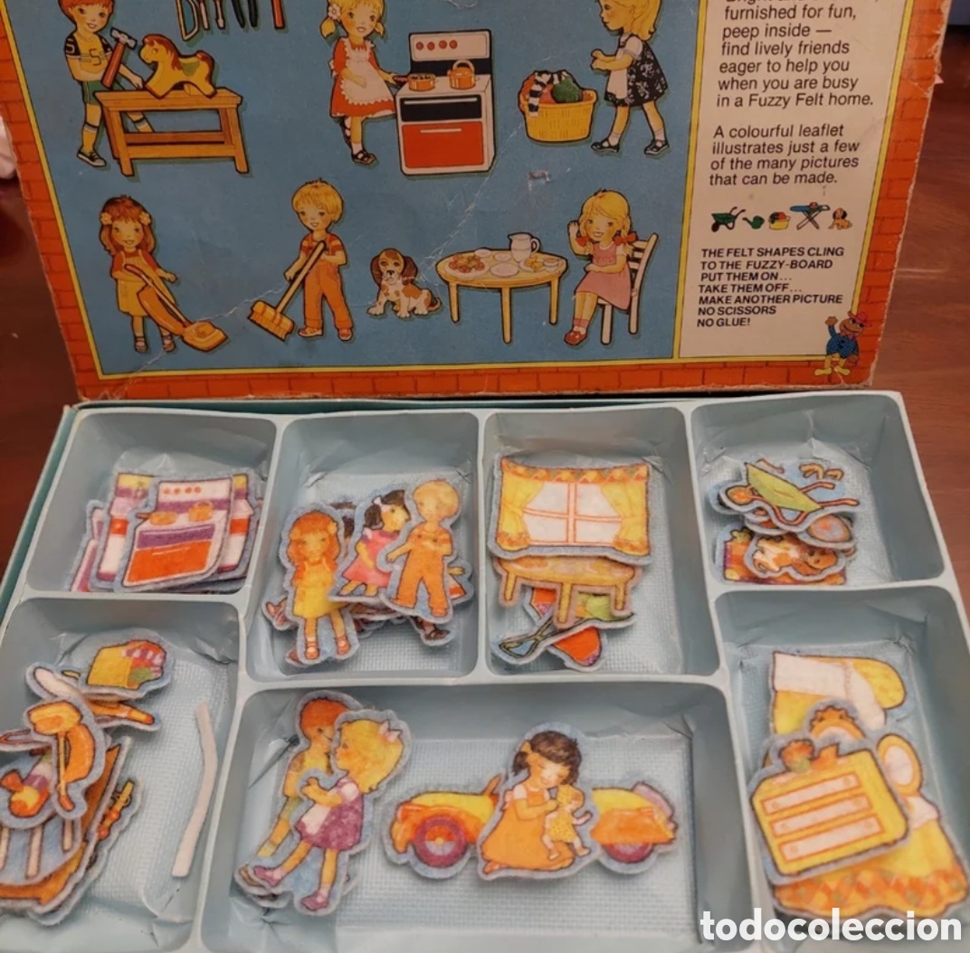 Juegos educativos: Fuzzy-Felt Lets Play House a&ntilde;o 1983 ref.27 - Foto 3