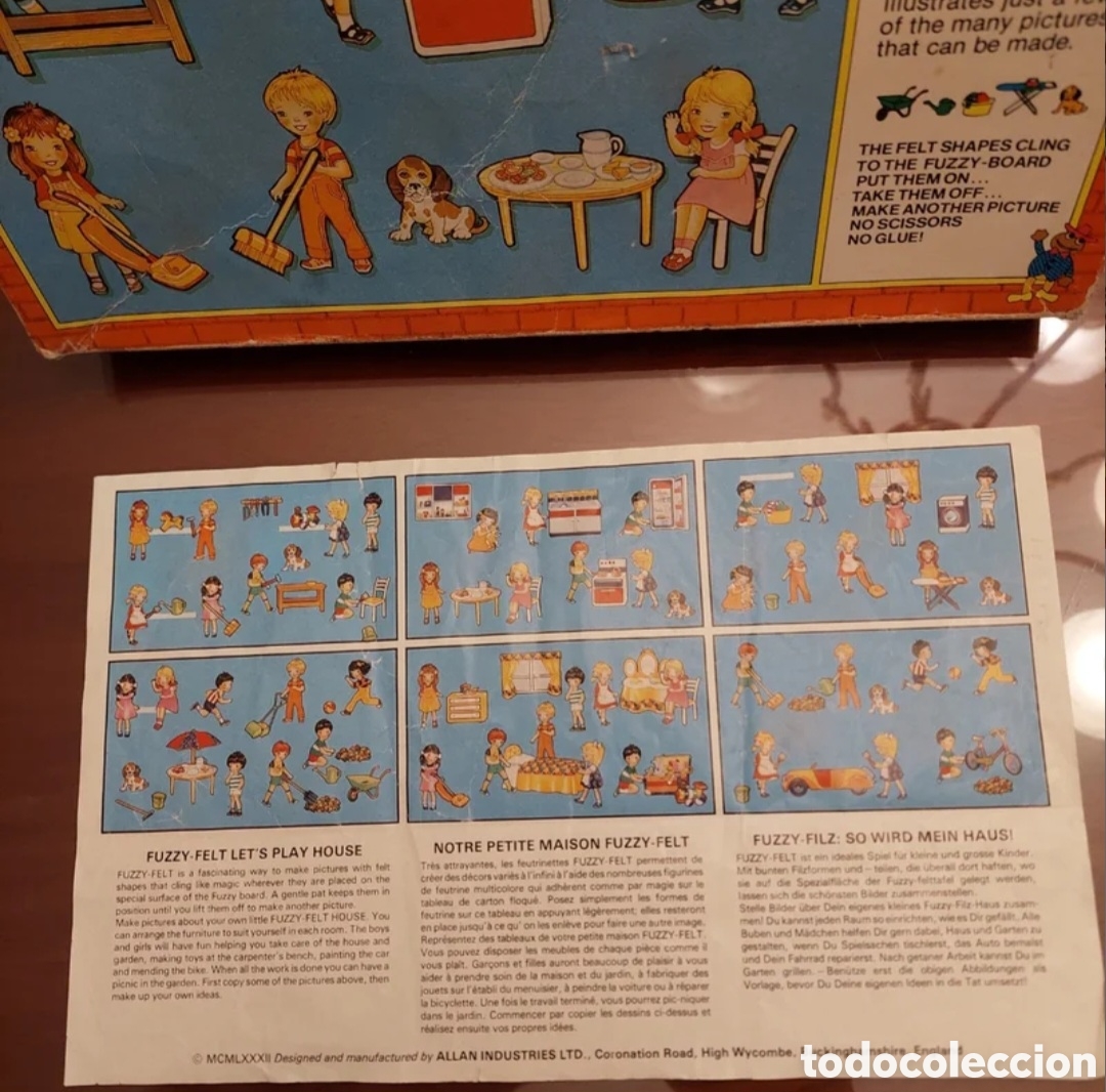 Juegos educativos: Fuzzy-Felt Lets Play House a&ntilde;o 1983 ref.27 - Foto 5