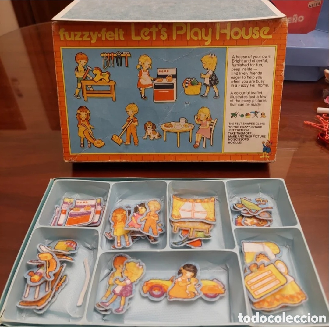Juegos educativos: Fuzzy-Felt Lets Play House a&ntilde;o 1983 ref.27 - Foto 6