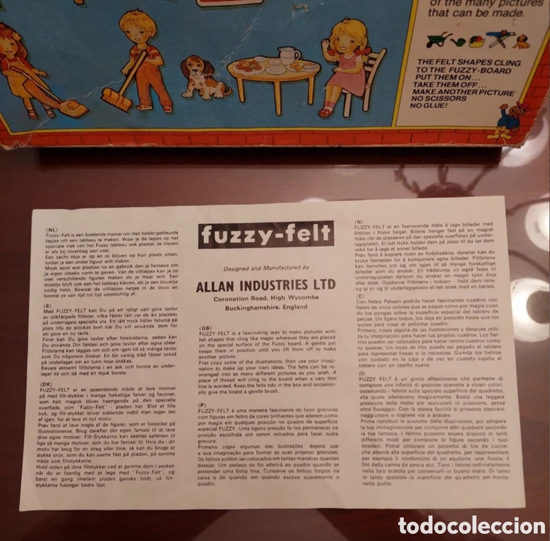 Juegos educativos: Fuzzy-Felt Lets Play House a&ntilde;o 1983 ref.27 - Foto 7