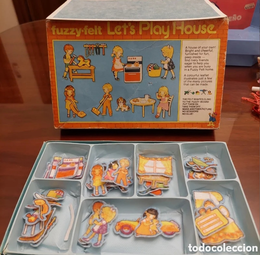 Juegos educativos: Fuzzy-Felt Lets Play House a&ntilde;o 1983 ref.27 - Foto 1