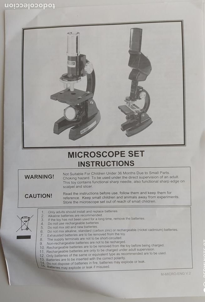 Juegos educativos: SET MICROSCOPIO INFANTIL - MICRO-SCIENCE - MICROSCOPE SET - Foto 4