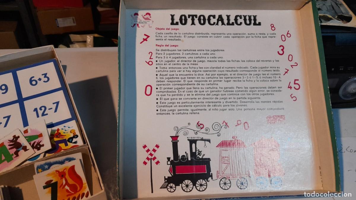 Juegos educativos: LOTOCALCUL ( JUEGO DE MESA DE DIDACTA - Foto 4