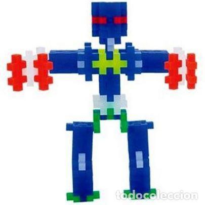 Juegos educativos: Plus-Plus Neon Robot 70 pcs, Ages 5+ - Foto 5