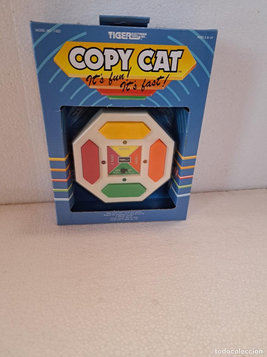 Juegos educativos: Juego electr&oacute;nico Copy Cat TIGER. A&ntilde;os 80