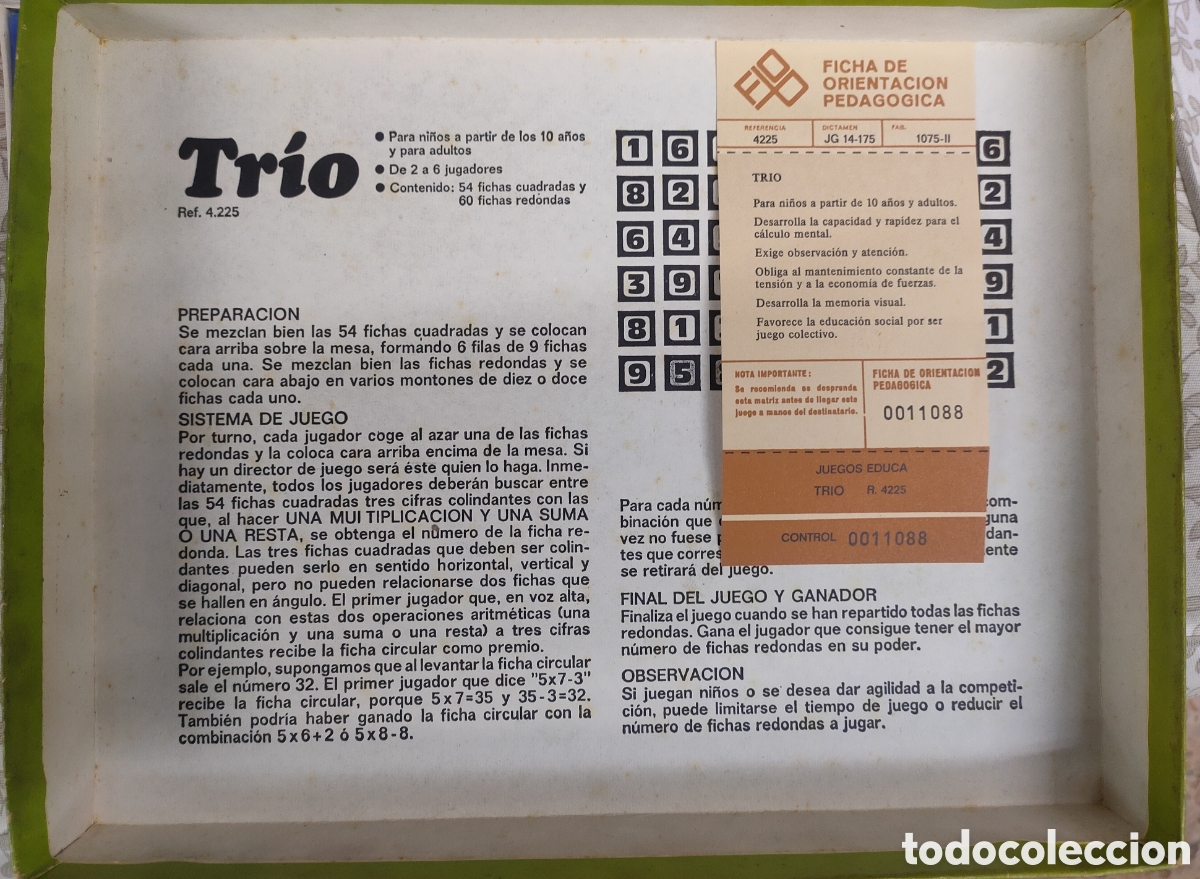 Juegos educativos: Juego Tr&iacute;o de la marca Educa - Foto 3