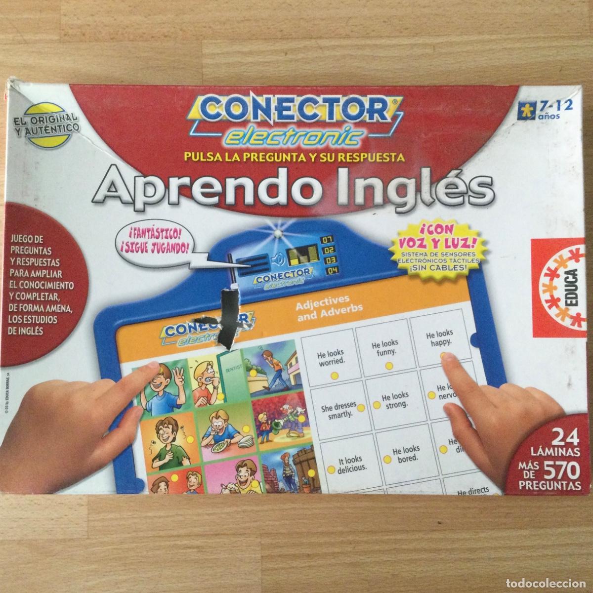 Juegos educativos: Aprendo Ingl&eacute;s. Conector electronic. Educa. Funciona A&ntilde;os 80 - Foto 1